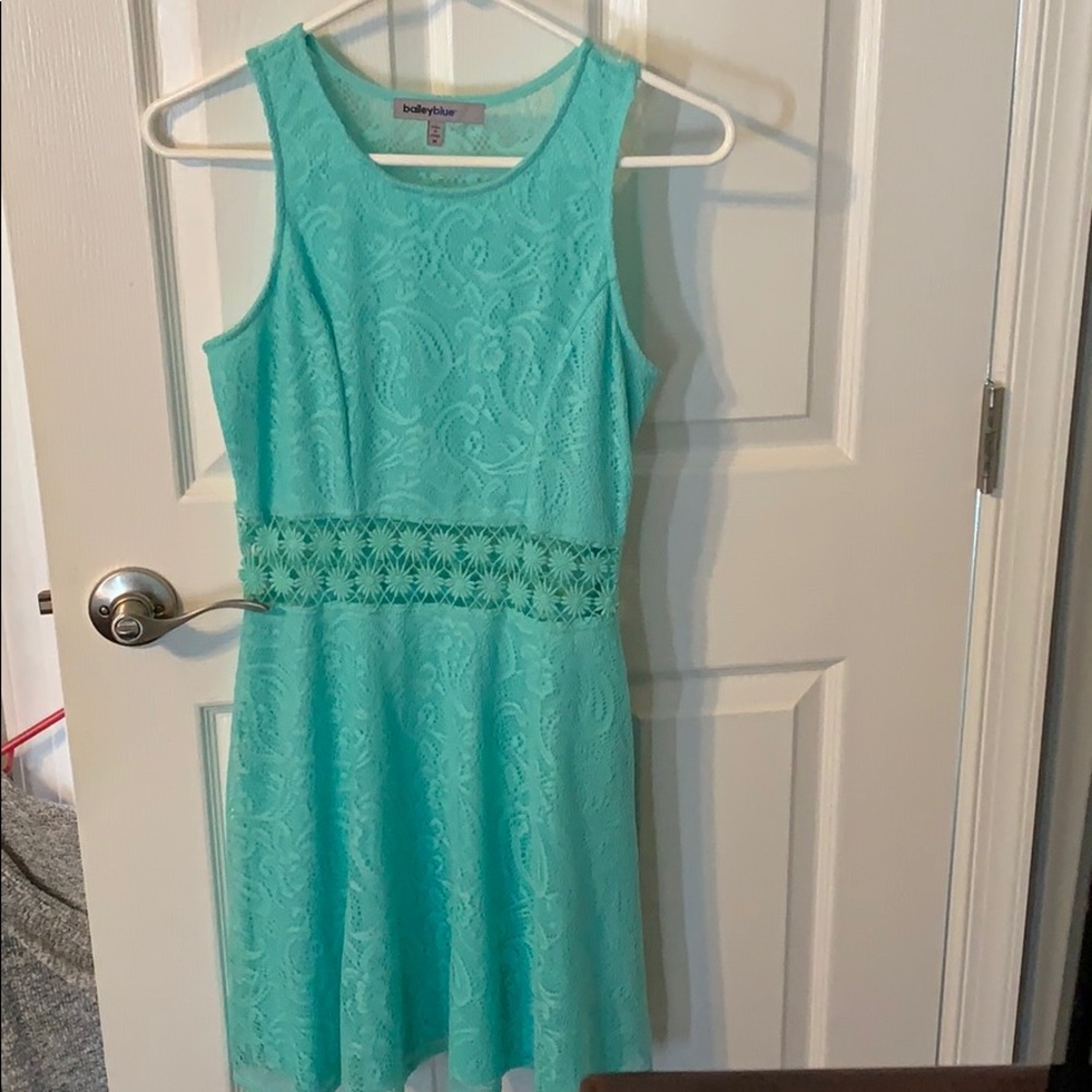 Blue dress